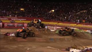 Monster Jam World Finals 12 2011 Encores Grinder, Maximum Destruction and Son Uva Digger Debut