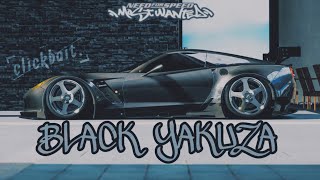 BLACK YAKUZA OF CORVETTE | NFS MOSTWANTED PPSSPP