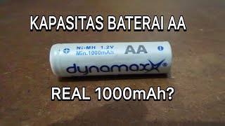 kapasitas Batterai AA DYNAMAX