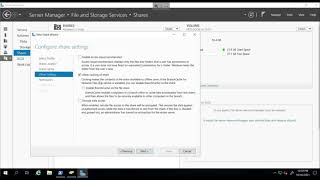 How to create a shared folder in windows file server 2019