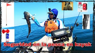 PESCA EN KAYAK- Medidas de seguridad básicas para practicar la pesca en kayak