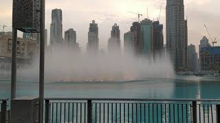 Dubai fountain and JBR