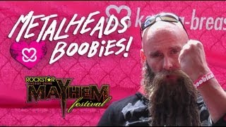 Metalheads Love Boobies! - Rockstar Energy Drink Mayhem Festival Goes Pink For Breast Cancer