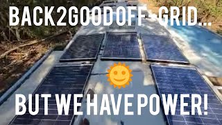 Off-grid, but we got the power! | GRECELL, solar, generator