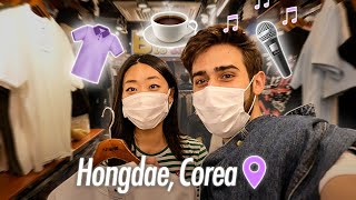 Hongdae, el barrio de moda 🔥 entre los jóvenes coreanos [Vlog en Corea]