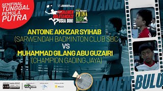 PB INA KIDS TOURNAMENT | TUNGGAL PEMULA PUTRA | A AKHZAR SYIHAB VS M GILANG A GUZAIRI