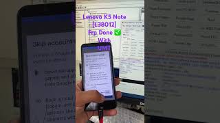 Lenovo K5 Note [L38012] Frp Remove With Umt Dongle @alqabsolution