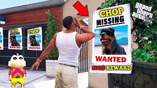 FRANKLIN TRY TO FIND LOST CHOP IN GTA 5 WITH SHINCHAN AND PINCHAN