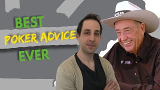 What Doyle Brunson taught me: Best poker advice ever | Ask Alec: Poker advice from pros