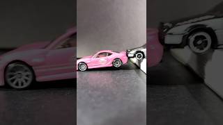 🚗💥🚙 Hot Wheels Cars Racing and Crashing #hotwheels #cars #wow #lol #funny #collector #shorts