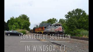 Rare CSO-4 Train on the Hartford Line (Windsor, CT)