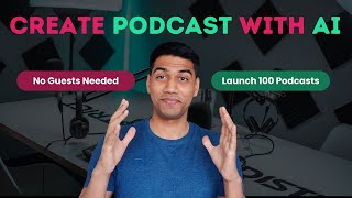 Create your own Podcast Using AI | AI Generated Podcast | Step by Step Tutorial