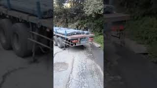 Гидравлическая система для поворота на узкой дороге / Hydraulic system for turning on a narrow road