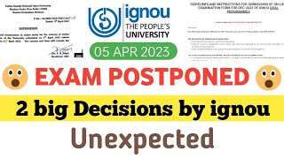 (Breaking News) IGNOU Postponed Exam 2023! | IGNOU Exam Form June 2023 | IGNOU Exam Update 2023,