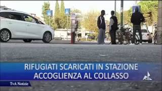 Vicenza. Rifugiati scaricati in stazione. Accoglienza al collasso. La prefettura non ha più posti.