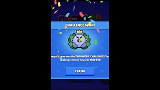 Thrower’s Challenge Guide For EASY Wins | Brawl Stars #Shorts