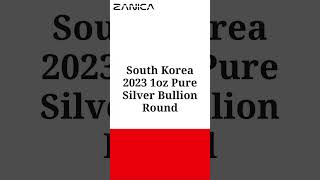 South Korea 2023 1oz Korean Tiger Pure Silver Bullion Round