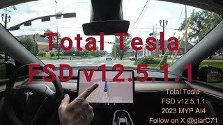 Tesla FSD v12.5.1.1 - First Impressions