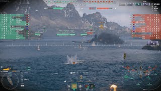 Russian Battleship Kremlin got 240k Damage and 4 Kills