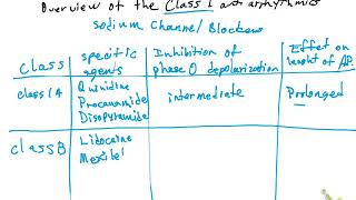 Overview of the class 1 antiarrhythmics