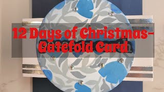 12 Days of Christmas- Gatefold & Festive  belly band #funfoldcards #pinkfreshstudio #christmascards