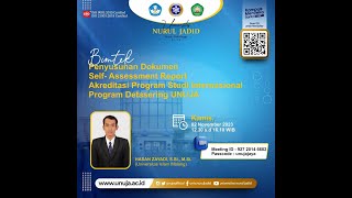 Bimbingan Teknis Penyusunan Dokumen Self-Assessment Report Akreditasi Program Studi Internasional