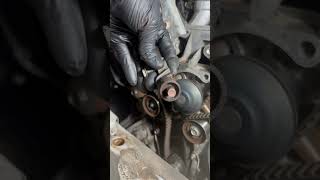 Quickest way to replace timing belt on a Honda Pilot 3.5L Part 2 #timingbelt #hondapilot