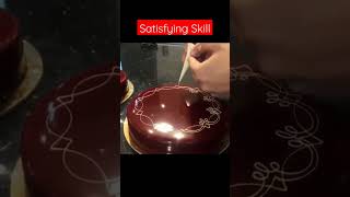 skill dekorasi kue tingkat dewa #skills #respect #satisfying #therakor #shorts