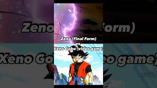 Xeno Goku vs Zeno #shorts #whoisstrongest #viral #foryou #goku #anime #dbs #dbz #zeno #xenogoku #4k