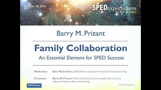 Family Collaboration An Essential Element for SPED Success