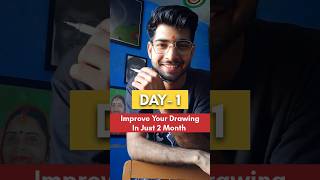 DAY-1 Drawing Challenge #artist #drawing #art #shorts #shortvideo