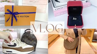 VLOG - LV TRAVEL UNBOXING, CARTIER JUSTE UN CLOU UPDATE, NEW SPRING DRESSES AND MORE