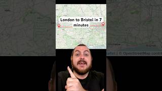 London to Bristol in 7 minutes #london #bristol