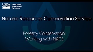 Forestry Conservation: Working with NRCS