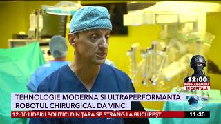 Cel mai avansat sistem de chirurgie robotică din lume, acum şi în România