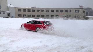 Audi B8 3.0 tdi on the snow