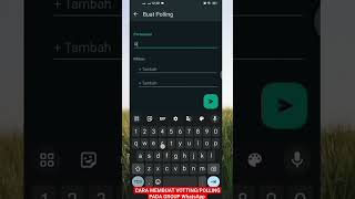 Cara paling mudah membuat Polling/votting pada Group WhatsApp