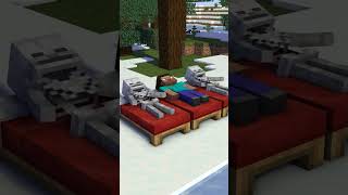 Steve tryin to sleep | Minecraft Animation