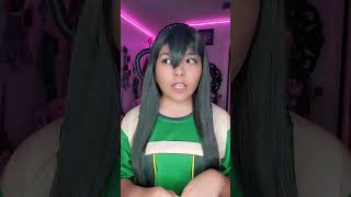 Funny. #bnha #bokunoheroacademia #mha #myheroacademia #froppy #tsuyuasui #anime #cosplay #shorts