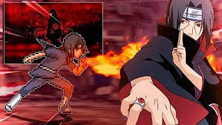 O ITACHI UCHIHA FOI RECRIADO NO MUGEN E FICOU MUITO MELHOR