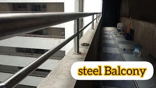 Steel handrail/Steel grill