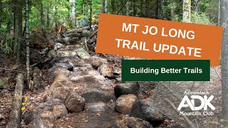 Progress on the Mt Jo Long Trail