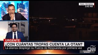 ¿Cuántos soldados y armamento tiene la OTAN y cuándo los desplegaría?