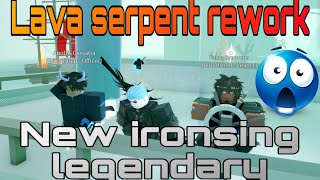 Lava Serpent Rework + Ironsing Legendary Weapon | Deepwoken