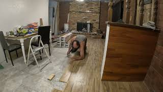 Installing a Vinyl Plank Floor over concrete St. George #28