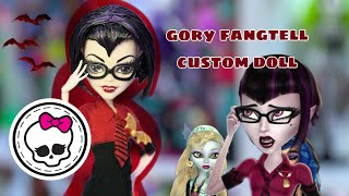 MAKING A GORY FANGTELL DOLL | OOAK MONSTER HIGH DOLL