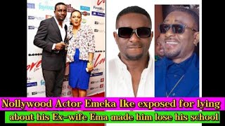 Actor Emeka Ike denied been ab¥sive to Ex wife Ema