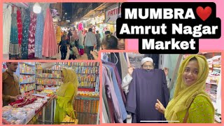 Shopping & Dinner with husband 😍 | MUMBRA FAMOUS AMRUT NAGAR MARKET ❤️| #mumbra #lifeofalfin