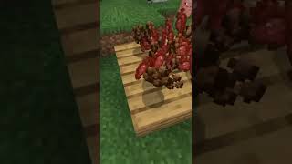 chocolate strawberry in Minecraft #minecraft #shorts