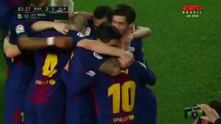 Barcelona 2 x 1 Alaves - COUTINHO TITULAR E VIRADA DO BARÇA ! Melhores Momentos (HD 720p) 28/01/2018